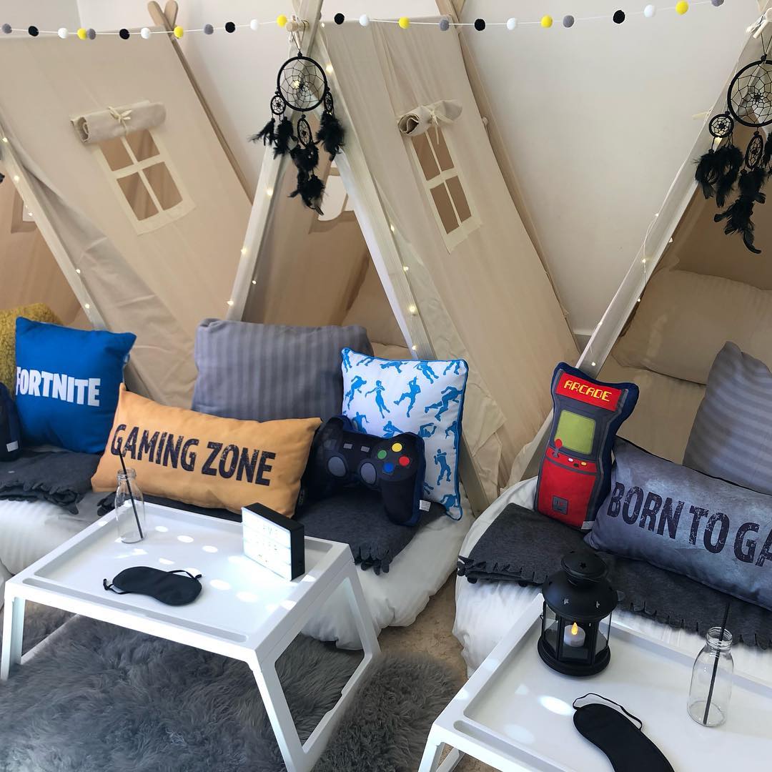 Gamer teepee theme